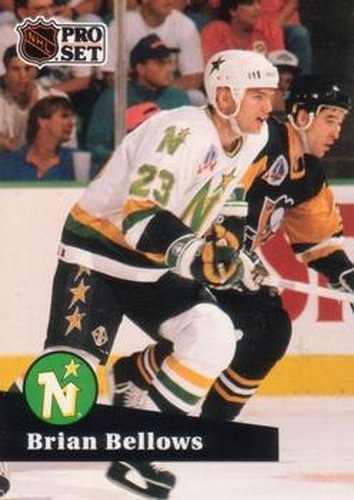 #109 Brian Bellows - 1991-92 Pro Set Hockey