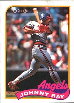 #109 Johnny Ray - California Angels - 1989 O-Pee-Chee Baseball