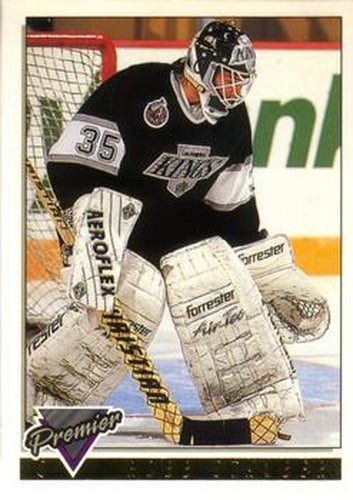 #109 Robb Stauber - Los Angeles Kings - 1993-94 O-Pee-Chee Premier Hockey - Gold