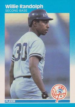 #109 Willie Randolph - New York Yankees - 1987 Fleer Baseball