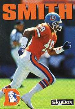 #109 Dennis Smith - Denver Broncos - 1992 SkyBox Impact Football