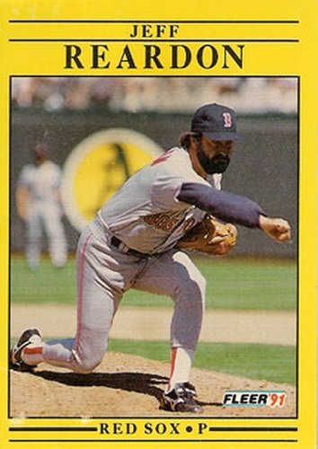 #109 Jeff Reardon - Boston Red Sox - 1991 Fleer Baseball