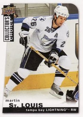 #109 Martin St. Louis - Tampa Bay Lightning - 2008-09 Collector's Choice Hockey