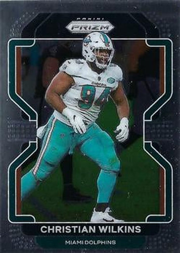 #109 Christian Wilkins - Miami Dolphins - 2021 Panini Prizm Football