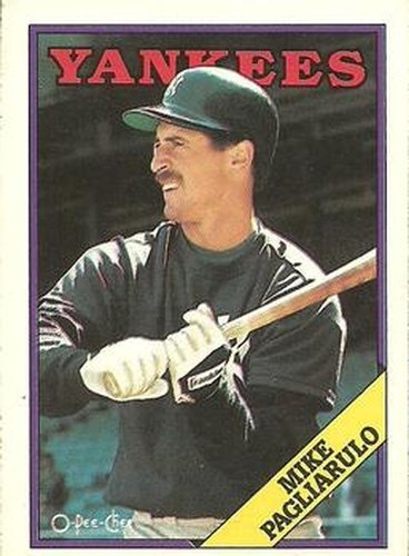 #109 Mike Pagliarulo - New York Yankees - 1988 O-Pee-Chee Baseball
