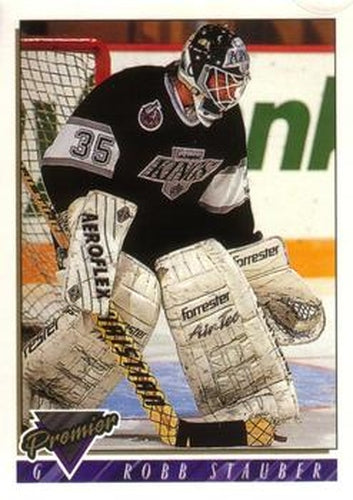 #109 Robb Stauber - Los Angeles Kings - 1993-94 O-Pee-Chee Premier Hockey
