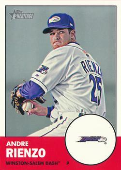 #109 Andre Rienzo - Winston-Salem Dash - 2012 Topps Heritage Minor League Baseball