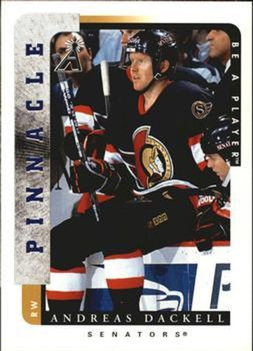 #109 Andreas Dackell - Ottawa Senators - 1996-97 Pinnacle Be a Player Hockey