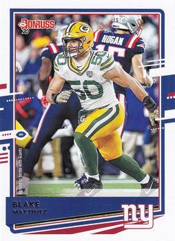 #109 Blake Martinez - New York Giants - 2020 Donruss Football