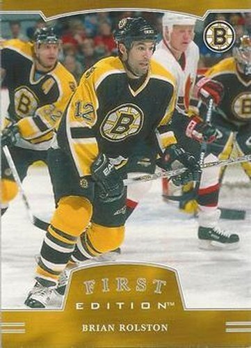 #109 Brian Rolston - Boston Bruins - 2002-03 Be a Player First Edition Hockey