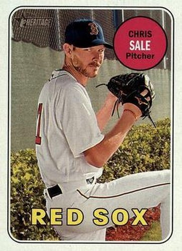 #109 Chris Sale - Boston Red Sox - 2018 Topps Heritage Baseball