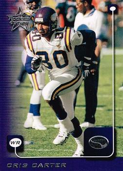 #109 Cris Carter - Minnesota Vikings - 1999 Leaf Rookies & Stars Football