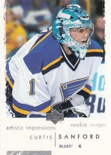#109 Curtis Sanford - St. Louis Blues - 2002-03 UD Artistic Impressions Hockey