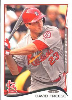 #109 David Freese - St. Louis Cardinals - 2014 Topps Baseball