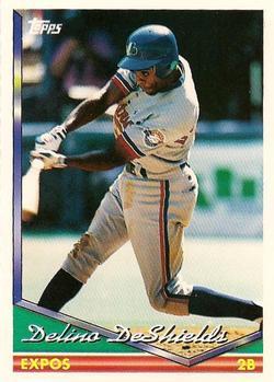#109 Delino DeShields - Montreal Expos - 1994 Topps Baseball