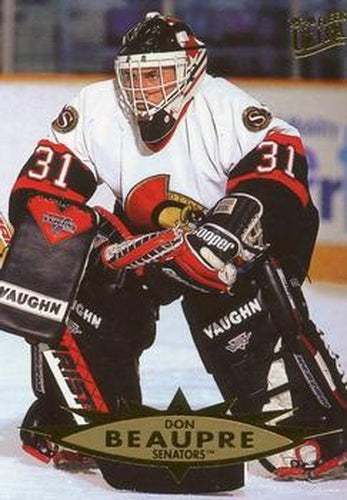 #109 Don Beaupre - Ottawa Senators - 1995-96 Ultra Hockey