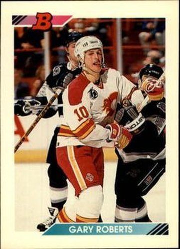 #109 Gary Roberts - Calgary Flames - 1992-93 Bowman Hockey