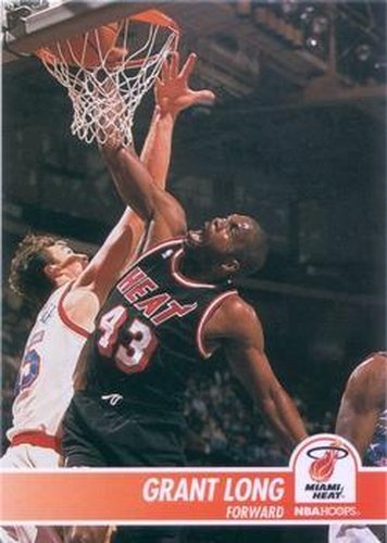 #109 Grant Long - Miami Heat - 1994-95 Hoops Basketball