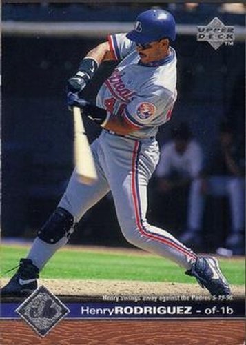 #109 Henry Rodriguez - Montreal Expos - 1997 Upper Deck Baseball