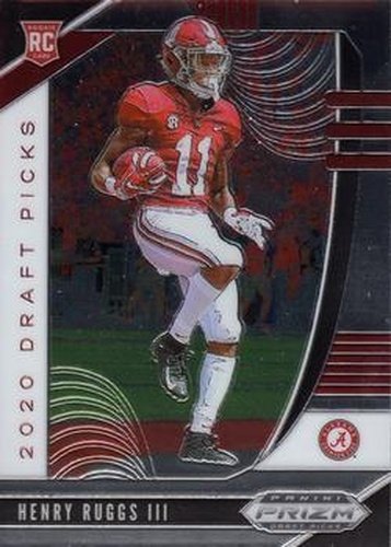 #109 Henry Ruggs III- Alabama Crimson Tide - 2020 Panini Prizm Draft Picks Football