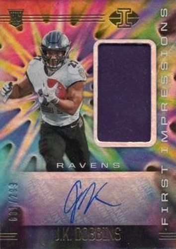 #109 J.K. Dobbins - Baltimore Ravens - 2020 Panini Illusions Football