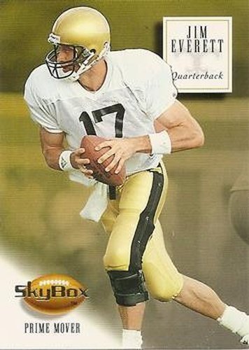 #109 Jim Everett - New Orleans Saints - 1994 SkyBox Premium Football