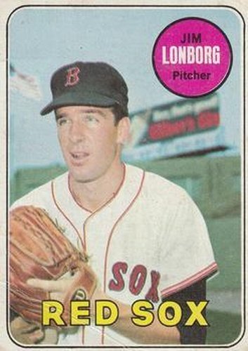 #109 Jim Lonborg - Boston Red Sox - 1969 Topps Baseball