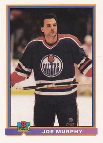 #109 Joe Murphy - Edmonton Oilers - 1991-92 Bowman Hockey