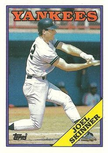 #109 Joel Skinner - New York Yankees - 1988 Topps Baseball