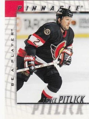 #109 Lance Pitlick - Ottawa Senators - 1997-98 Pinnacle Be a Player Hockey