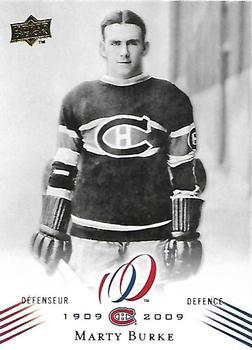 #109 Marty Burke - Montreal Canadiens - 2008-09 Upper Deck Montreal Canadiens Centennial Hockey