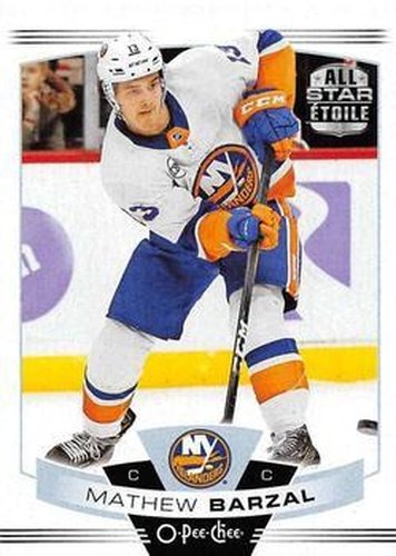 #109 Mathew Barzal - New York Islanders - 2019-20 O-Pee-Chee Hockey