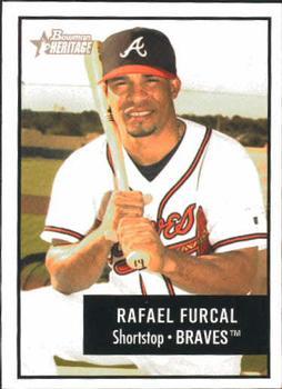 #109 Rafael Furcal - Atlanta Braves - 2003 Bowman Heritage Baseball