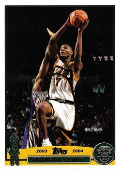 #109 Rashard Lewis - Seattle SuperSonics - 2003-04 Topps Basketball