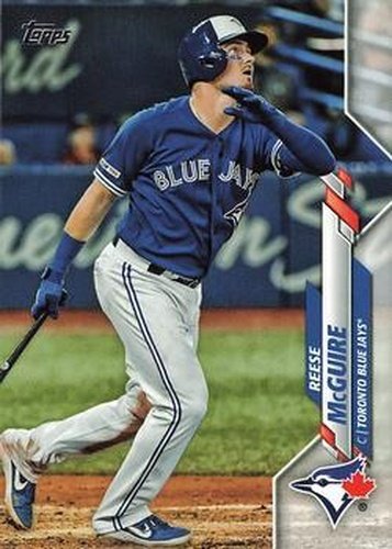 #109 Reese McGuire - Toronto Blue Jays - 2020 Topps Baseball