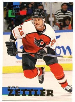 #109 Rob Zettler - Philadelphia Flyers - 1994-95 Stadium Club Hockey
