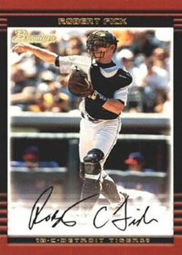 #109 Robert Fick - Detroit Tigers - 2002 Bowman Baseball