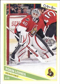 #109 Robin Lehner - Ottawa Senators - 2013-14 O-Pee-Chee Hockey