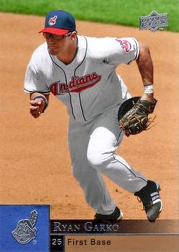 #109 Ryan Garko - Cleveland Indians - 2009 Upper Deck Baseball