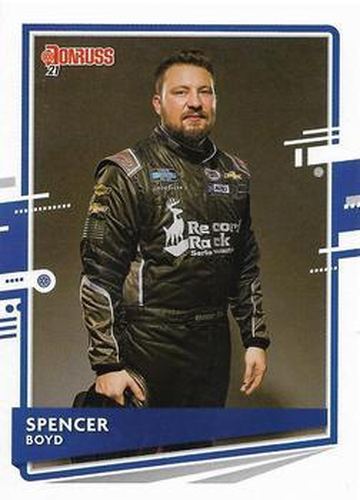 #109 Spencer Boyd - Young's Motorsports - 2021 Donruss Racing