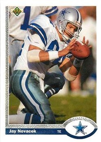 #109 Jay Novacek - Dallas Cowboys - 1991 Upper Deck Football