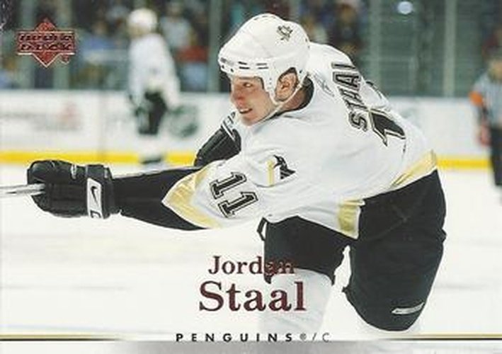 #109 Jordan Staal - Pittsburgh Penguins - 2007-08 Upper Deck Hockey