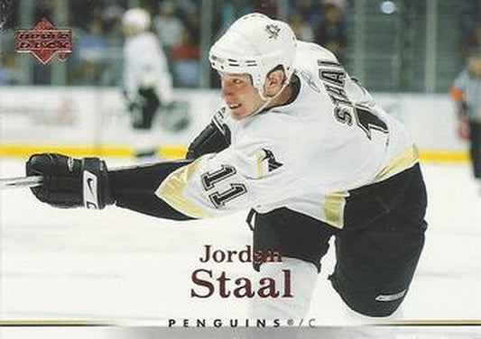 #109 Jordan Staal - Pittsburgh Penguins - 2007-08 Upper Deck Hockey