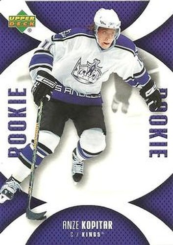 #109 Anze Kopitar - Los Angeles Kings - 2006-07 Upper Deck Mini Jersey Hockey