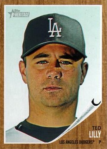 #109 Ted Lilly - Los Angeles Dodgers - 2011 Topps Heritage Baseball