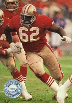 #109 Guy McIntyre - San Francisco 49ers - 1991 Pro Set Platinum Football