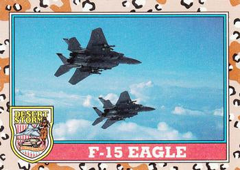 #109 F-15 Eagle - 1991 Topps Desert Storm