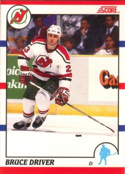 #109 Bruce Driver - New Jersey Devils - 1990-91 Score Canadian Hockey