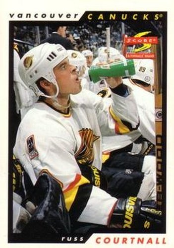 #109 Russ Courtnall - Vancouver Canucks - 1996-97 Score Hockey