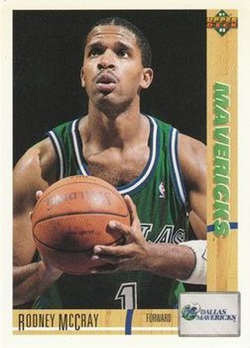 #109 Rodney McCray - Dallas Mavericks - 1991-92 Upper Deck Basketball